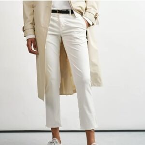 Nili Lotan East Hampton Pants in Off-White. Size 4